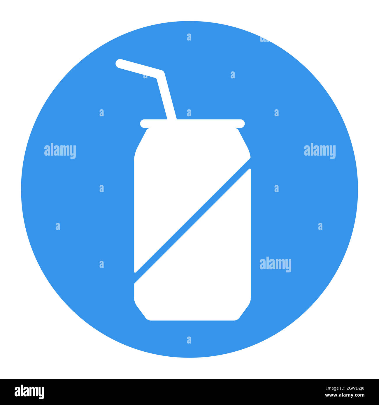 Soda cans vector white glyph icon. Fast food sign Stock Vector Image ...