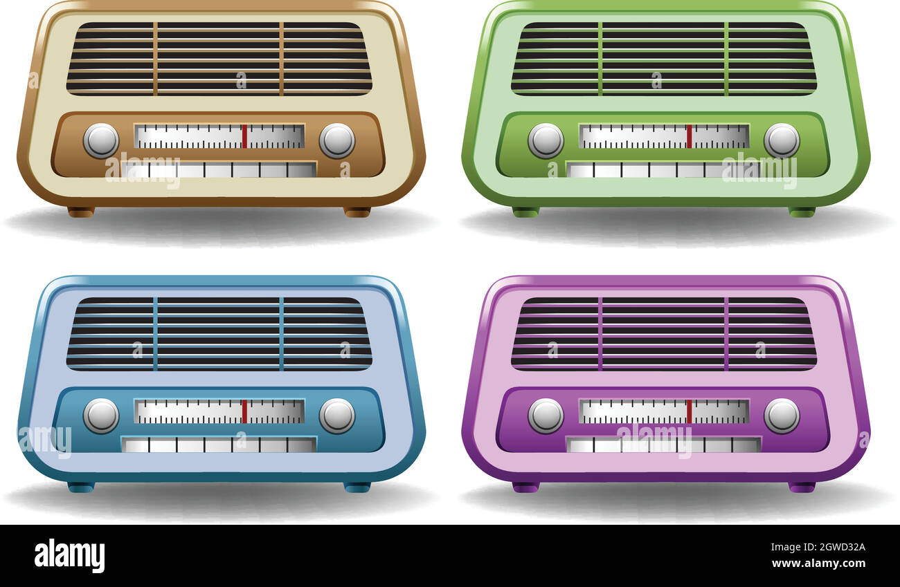 Radio Stock Vector