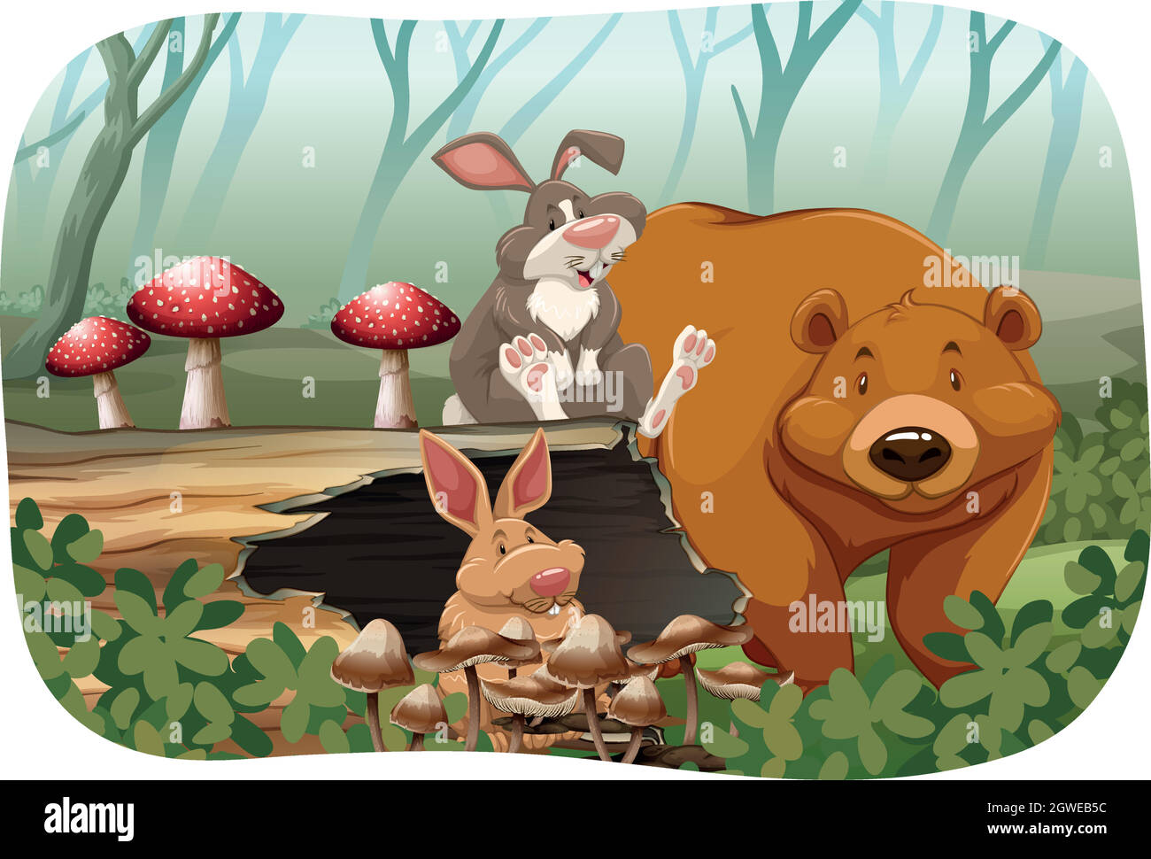 Log backdrop Stock Vector Images Alamy