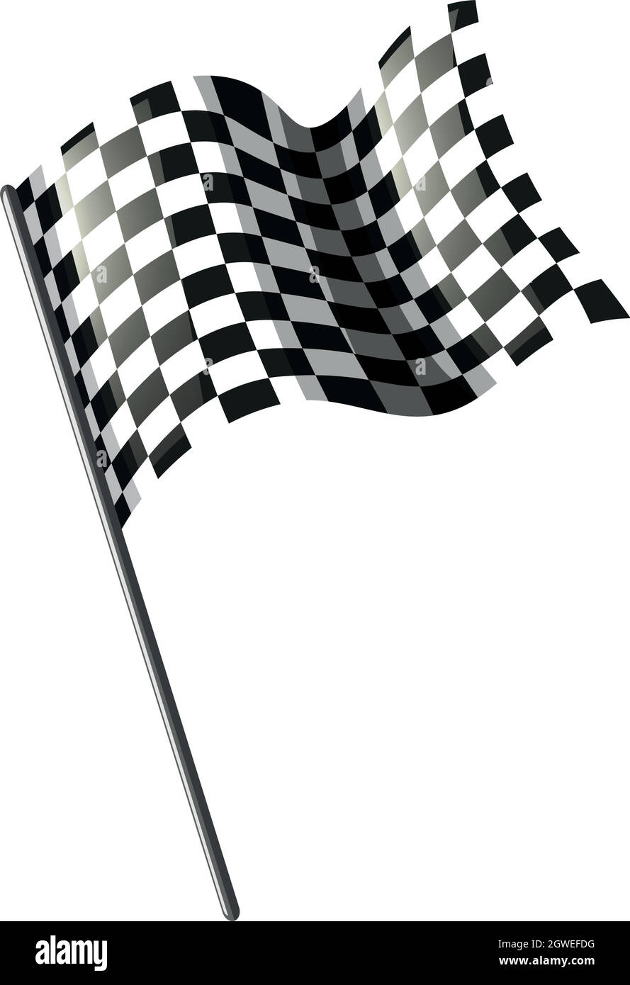 Motocross racing flag on white Stock Vector Image & Art Alamy