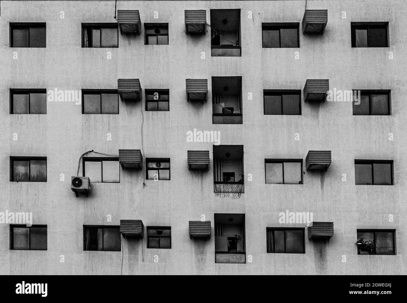 A Grid Of Apartments Showing Congestion And An Symmetry Of The Concrete