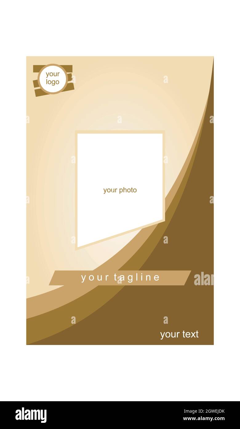 stylish social media design template flat vector concept graphic design Stock Vector
