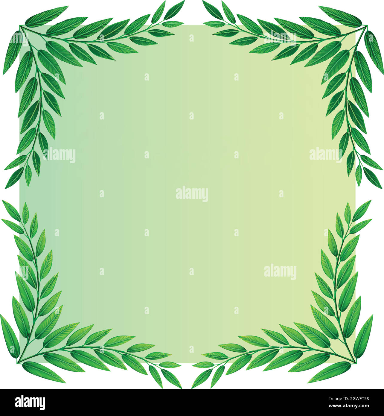 A leafy template Stock Vector Image & Art - Alamy