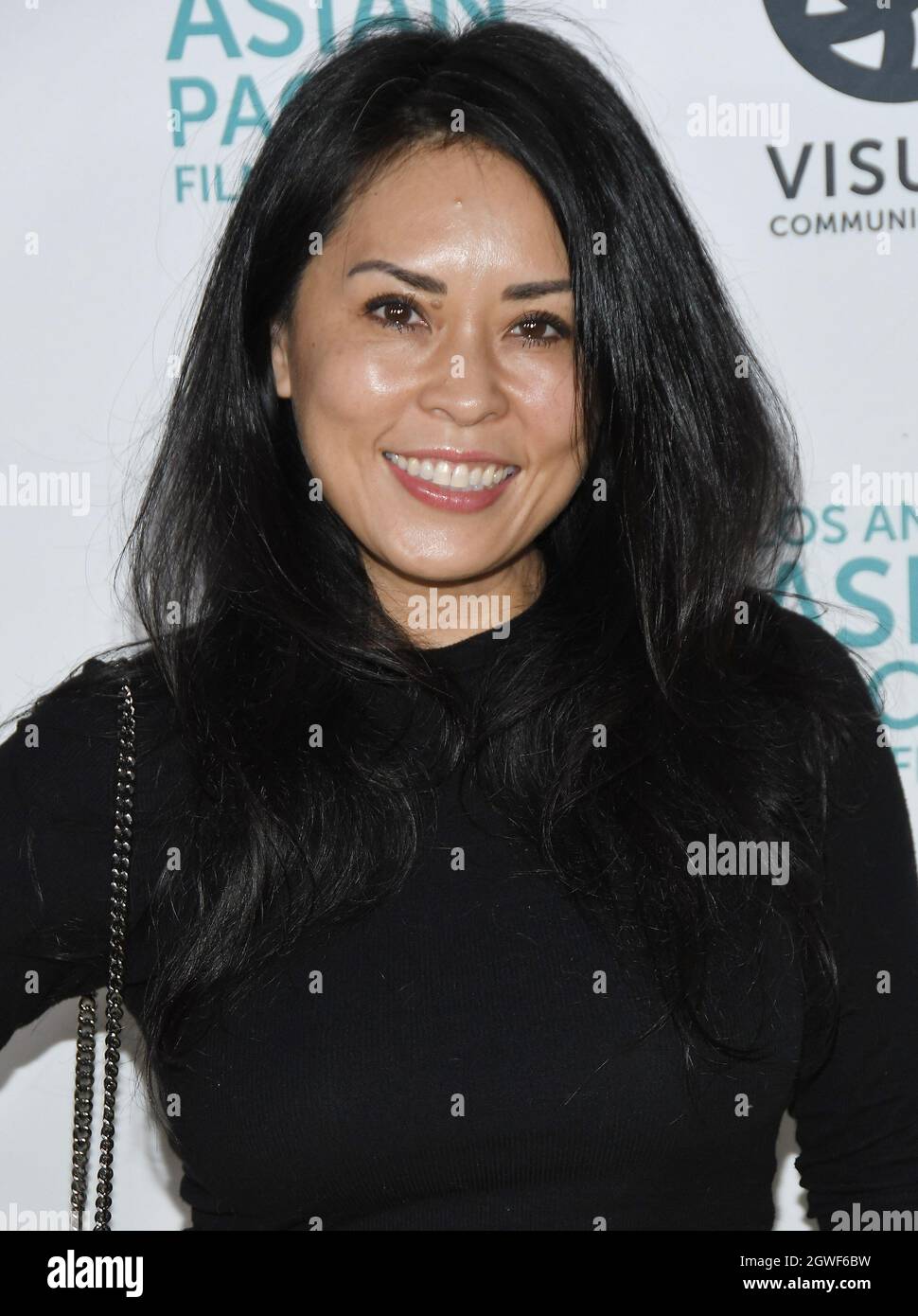 Cheryl Tsai arrives at the 2021 Los Angeles Asian Pacific Film Festival - THE FABULOUS FILIPINO BROTHERS Screening held at the ARATANI Theatre at the Japanese Amer?ican Cultural & Community Center in Los Angeles, CA on Saturday, ?Octoberber 2, 2021. (Photo By Sthanlee B. Mirador/Sipa USA) Stock Photo