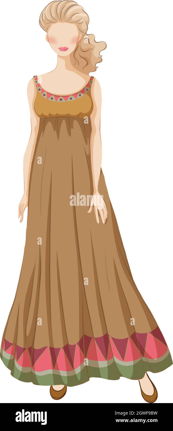 Is wearing dress Cut Out Stock Images & Pictures - Page 2 - Alamy