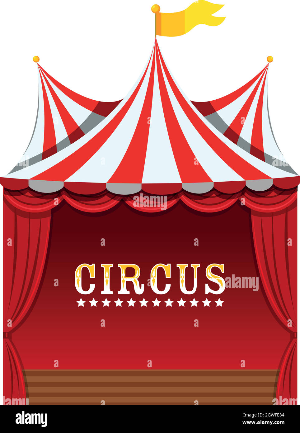 A cute circus on white background Stock Vector Image & Art - Alamy