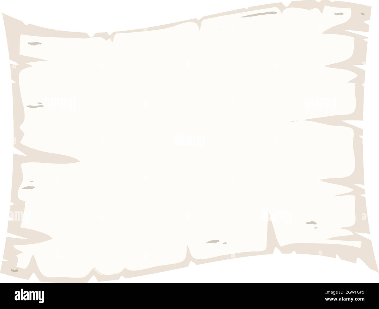 Blank piece of paper template Stock Vector Image & Art - Alamy