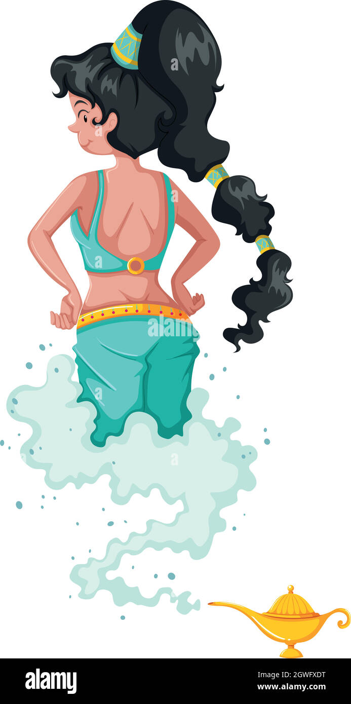 Genie coming out magic lamp hires stock photography and images Alamy