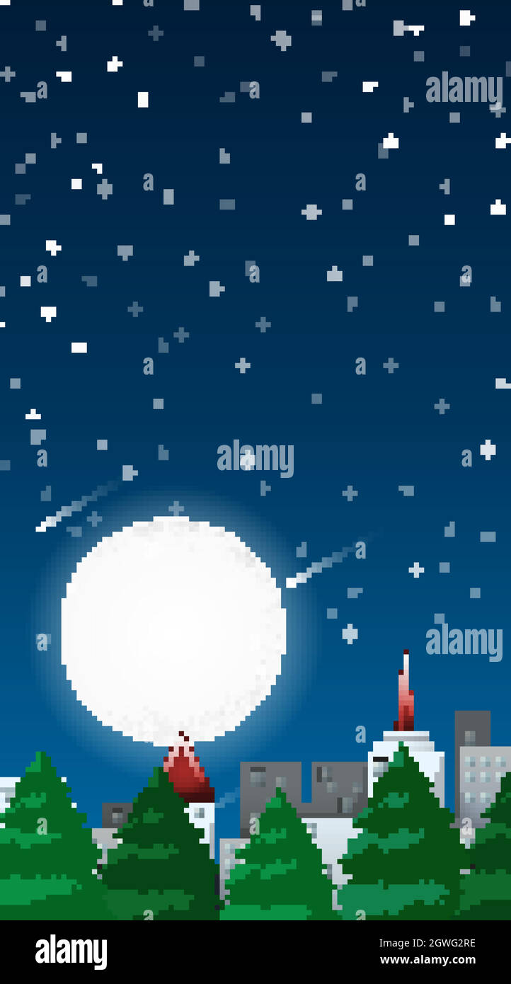 Moon structure artwork Stock Vector Images - Alamy