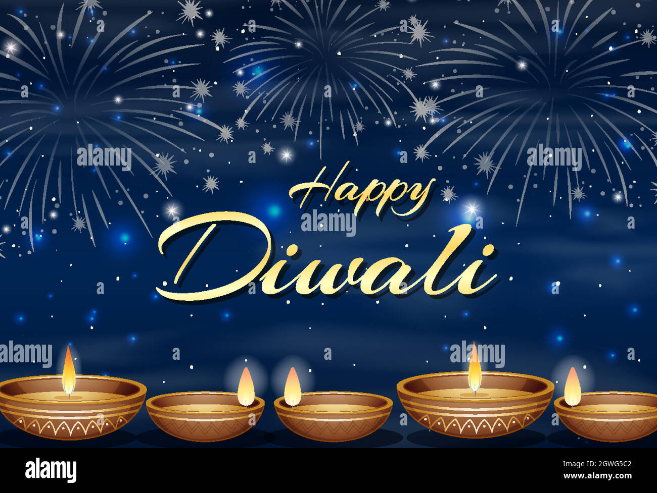 Poster design for happy Diwali Stock Vector Image & Art - Alamy