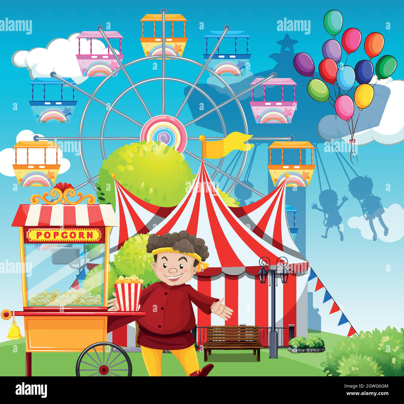 Man popcorn Stock Vector Images Alamy