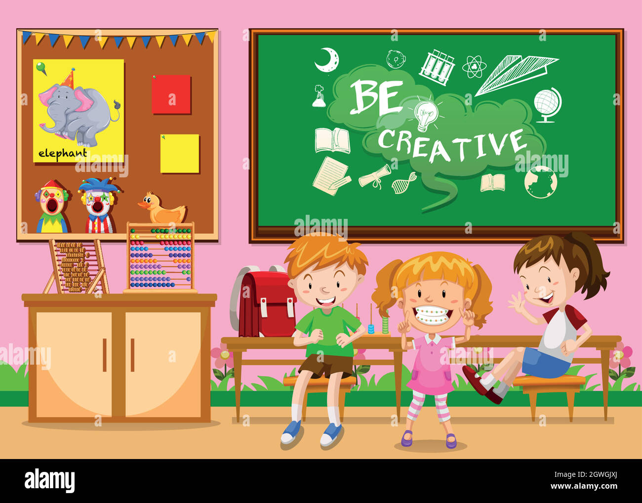 Children Learning In The Classroom