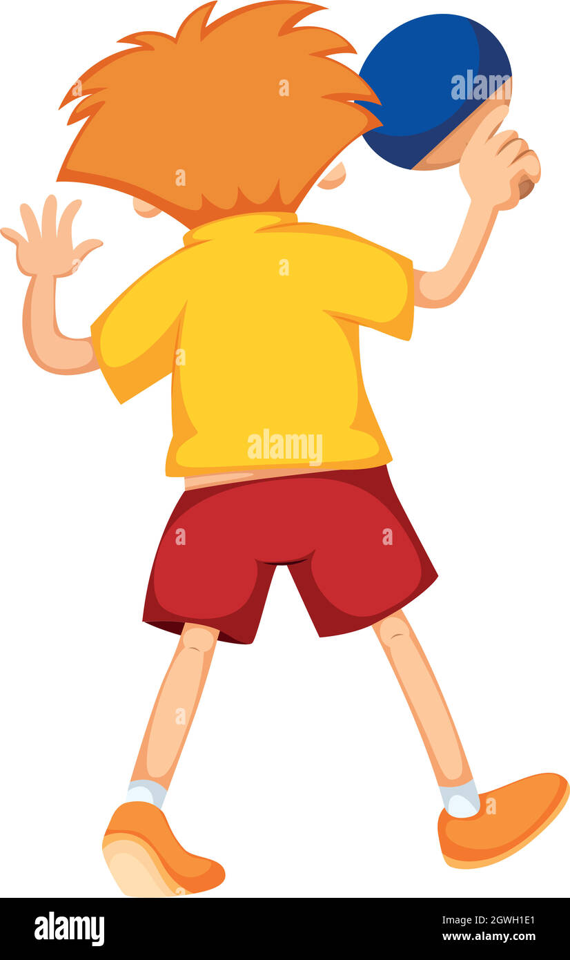Man playing table tennnis Stock Vector