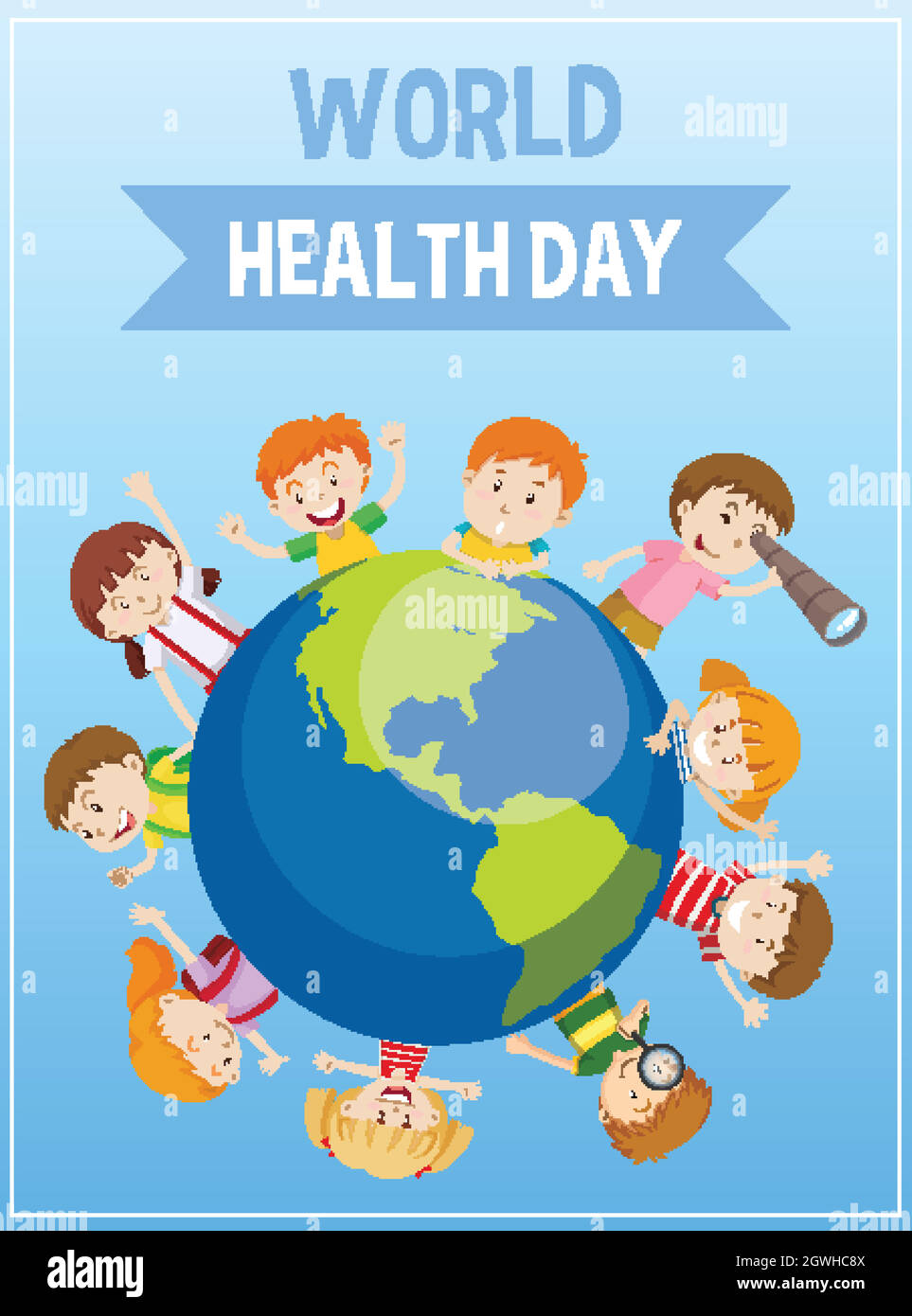 https://c8.alamy.com/comp/2GWHC8X/poster-design-for-mother-earth-day-with-happy-children-on-earth-2GWHC8X.jpg
