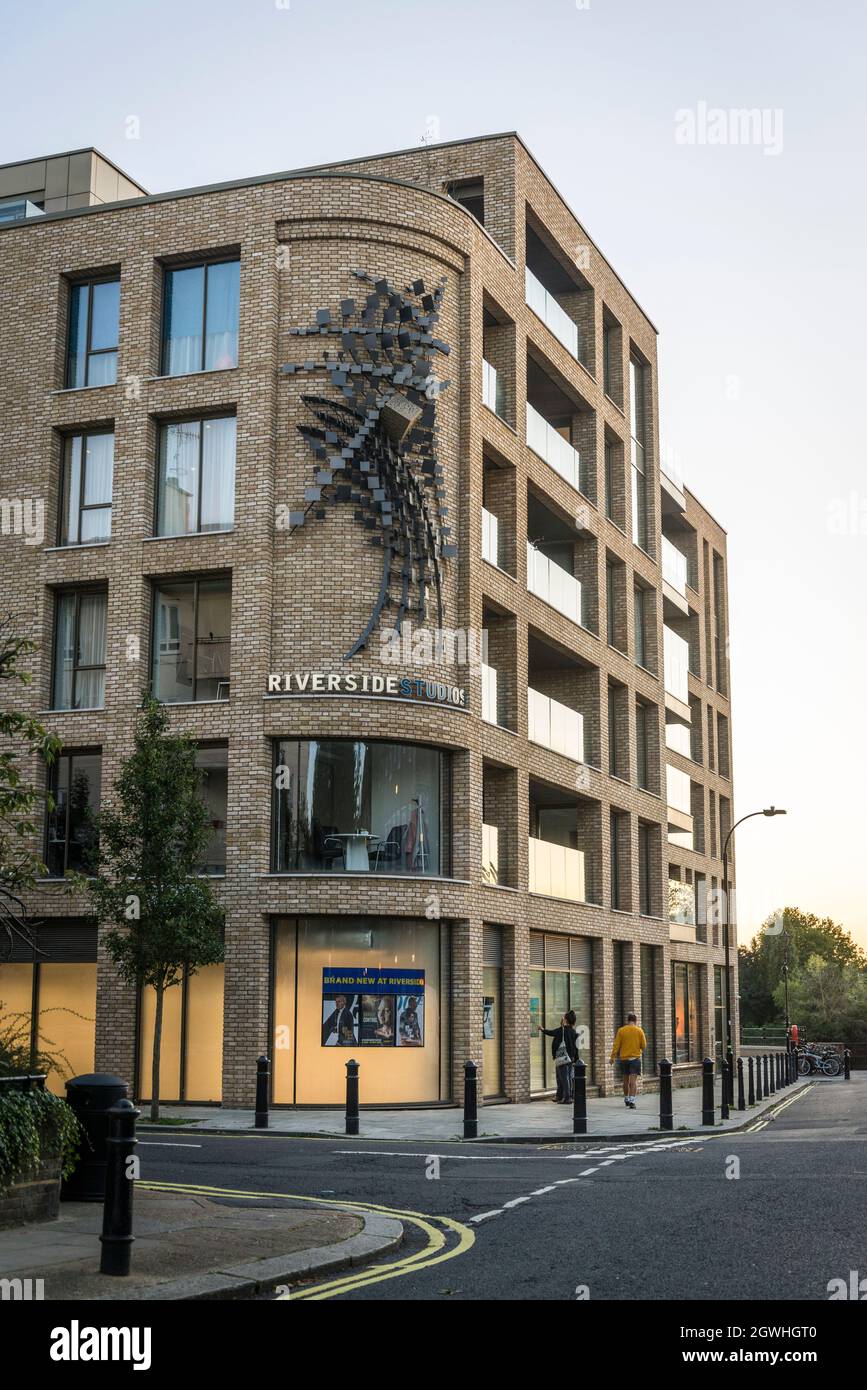 Riverside Studios, an Arts and media centre, Hammersmith, London, England, UK Stock Photo