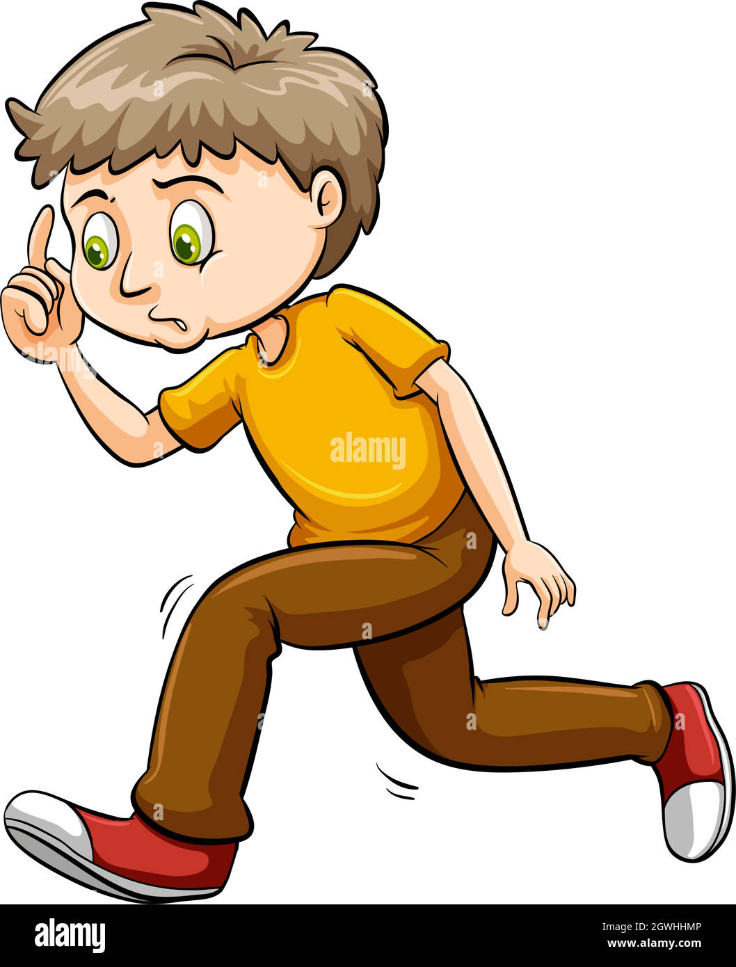 A young boy thinking Stock Vector Image & Art - Alamy