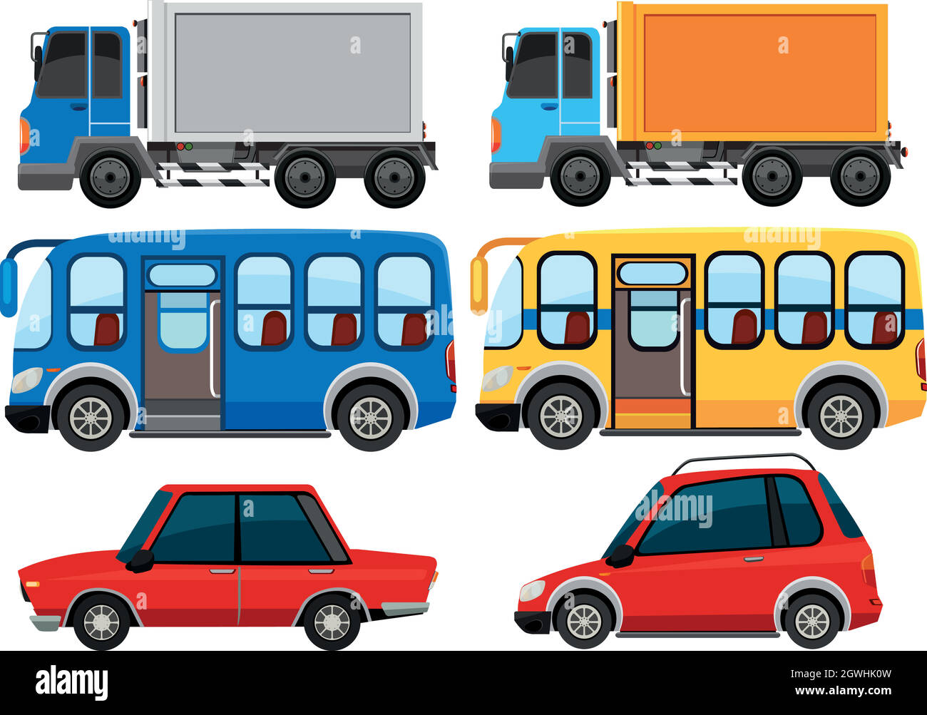 group of vehicles Stock Vector Image & Art Alamy