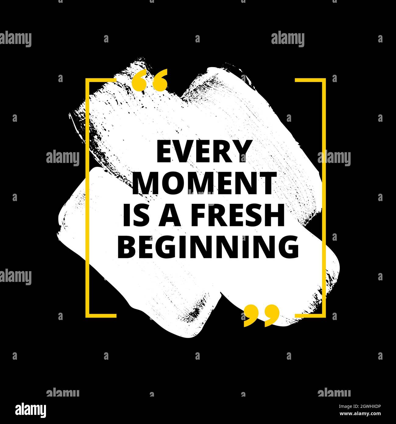 Every Moment is a Fresh Beginning Motivational, Inspirational Quote