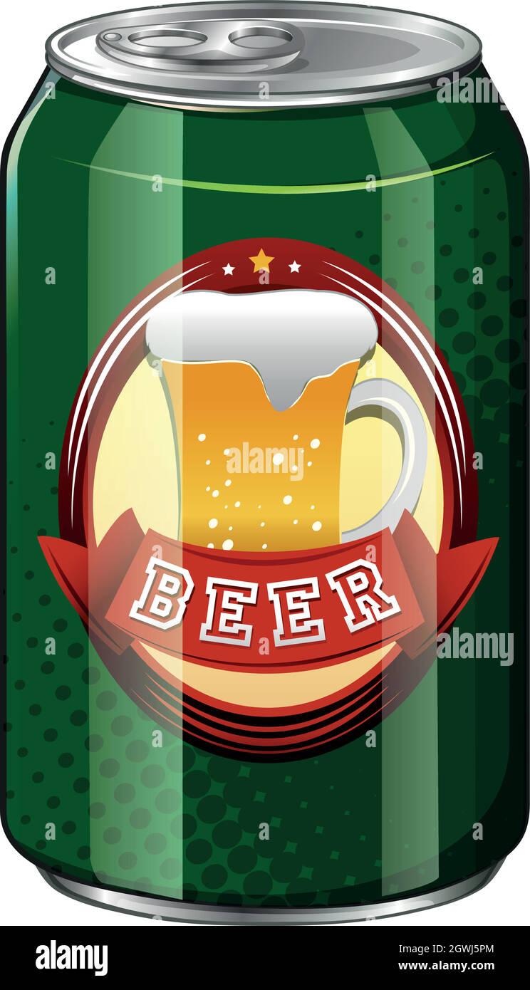 Clip art beer can Stock Vector Images Alamy