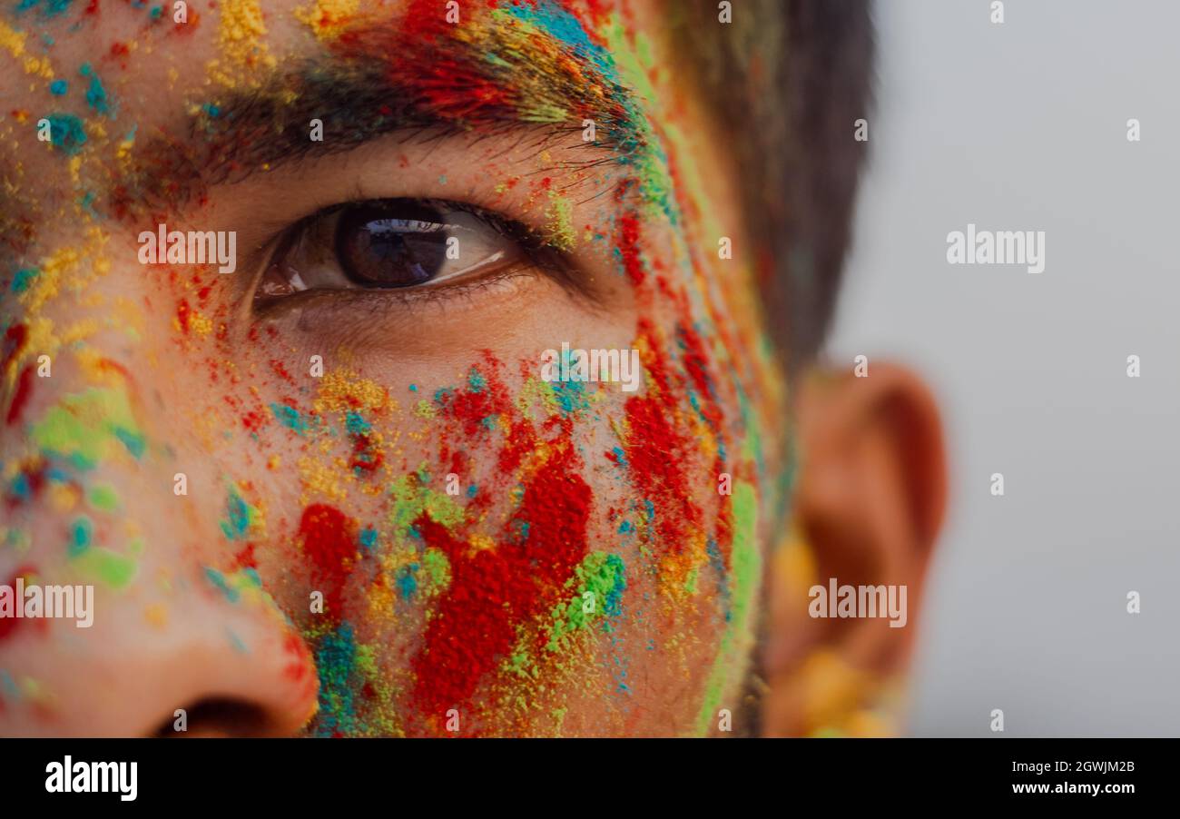 Splattered Body Paint High Resolution Stock Photography and Images - Alamy