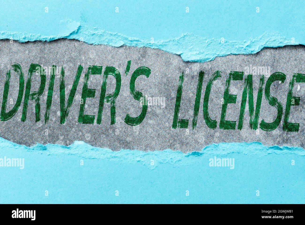 Sign displaying Driver S License. Business concept a document ...