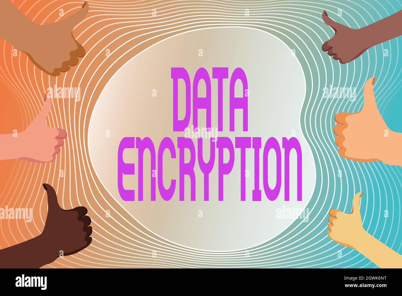 Conceptual display Data Encryption. Business overview Symmetrickey algorithm for the encrypting electronic data Creating And Sending Email Message Stock Photo