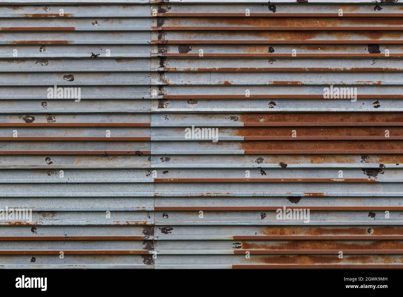 Rusted Corrugated Steel Sheets Background And Texture Stock Photo Alamy