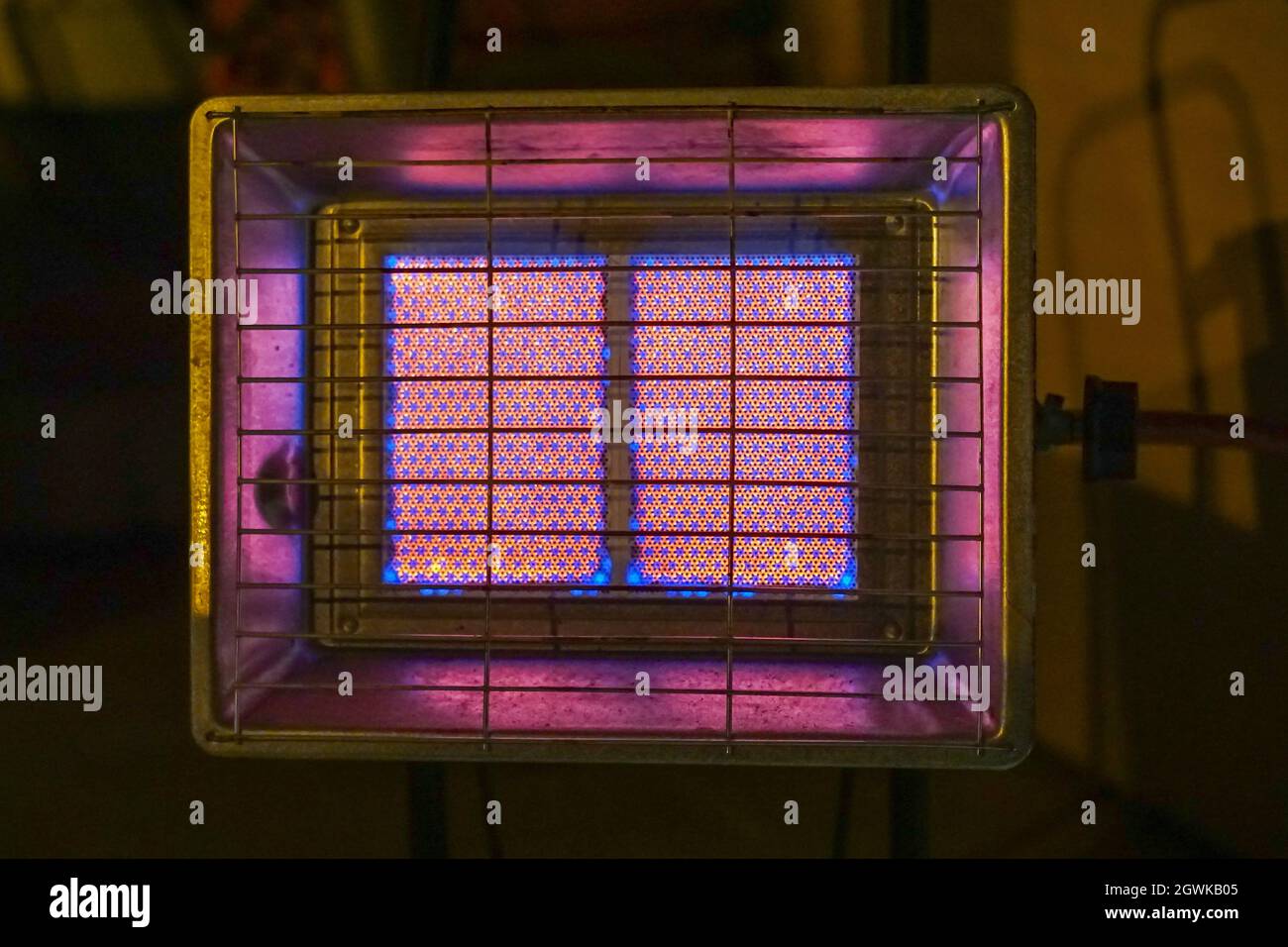 Ceramic natural gas space heater device element Stock Photo Alamy