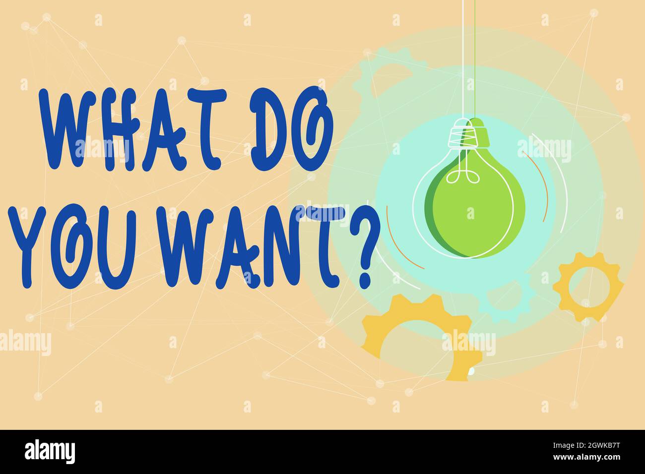 Handwriting text What Do You Want Question. Business showcase say or ...
