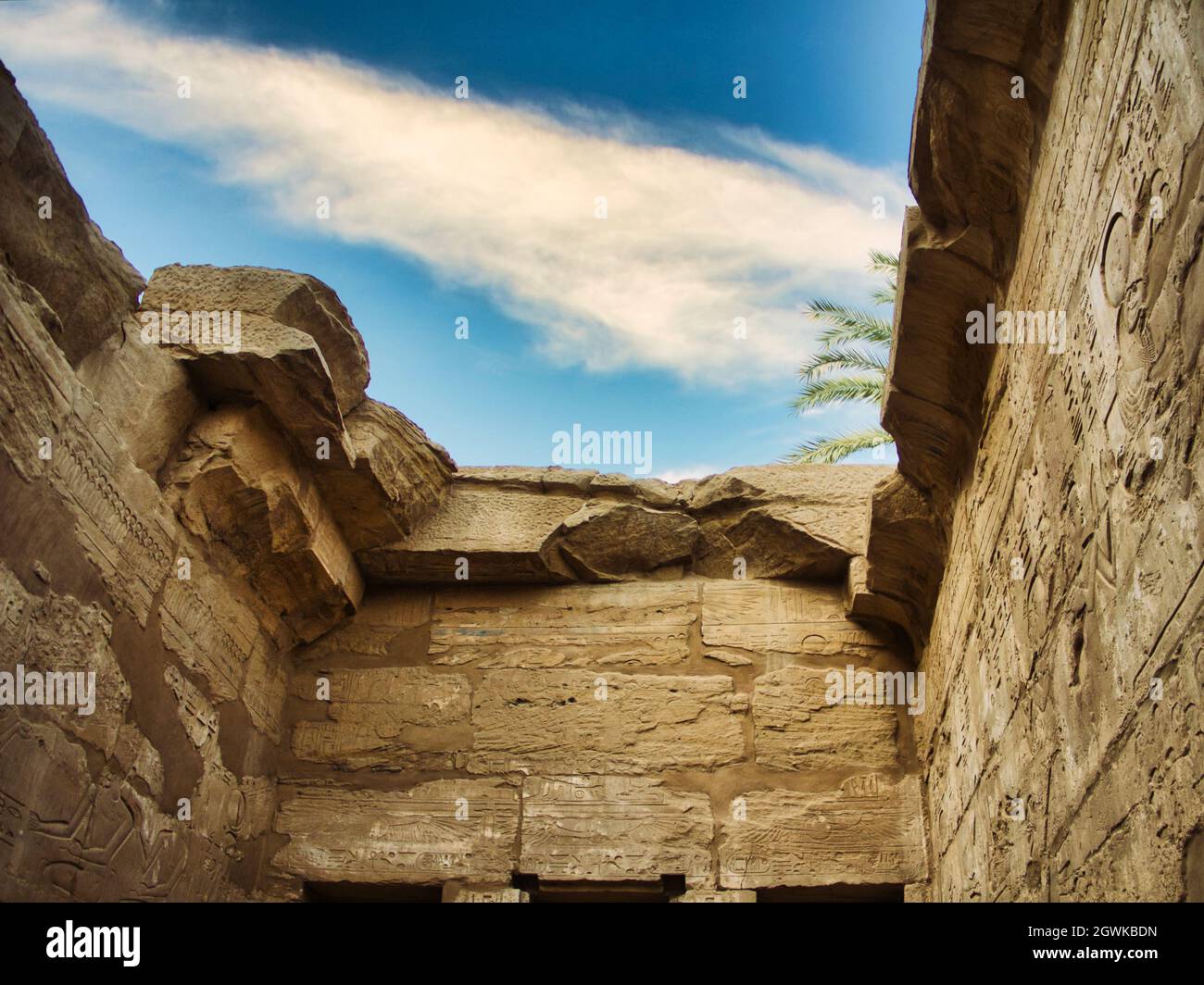 Edfo The details of temple of Edfu Edfo in Egypt Stock Photo - Alamy