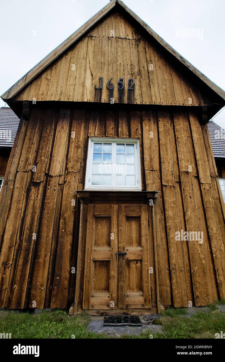 Old church Kvikne in Tynset Norway Stock Photo
