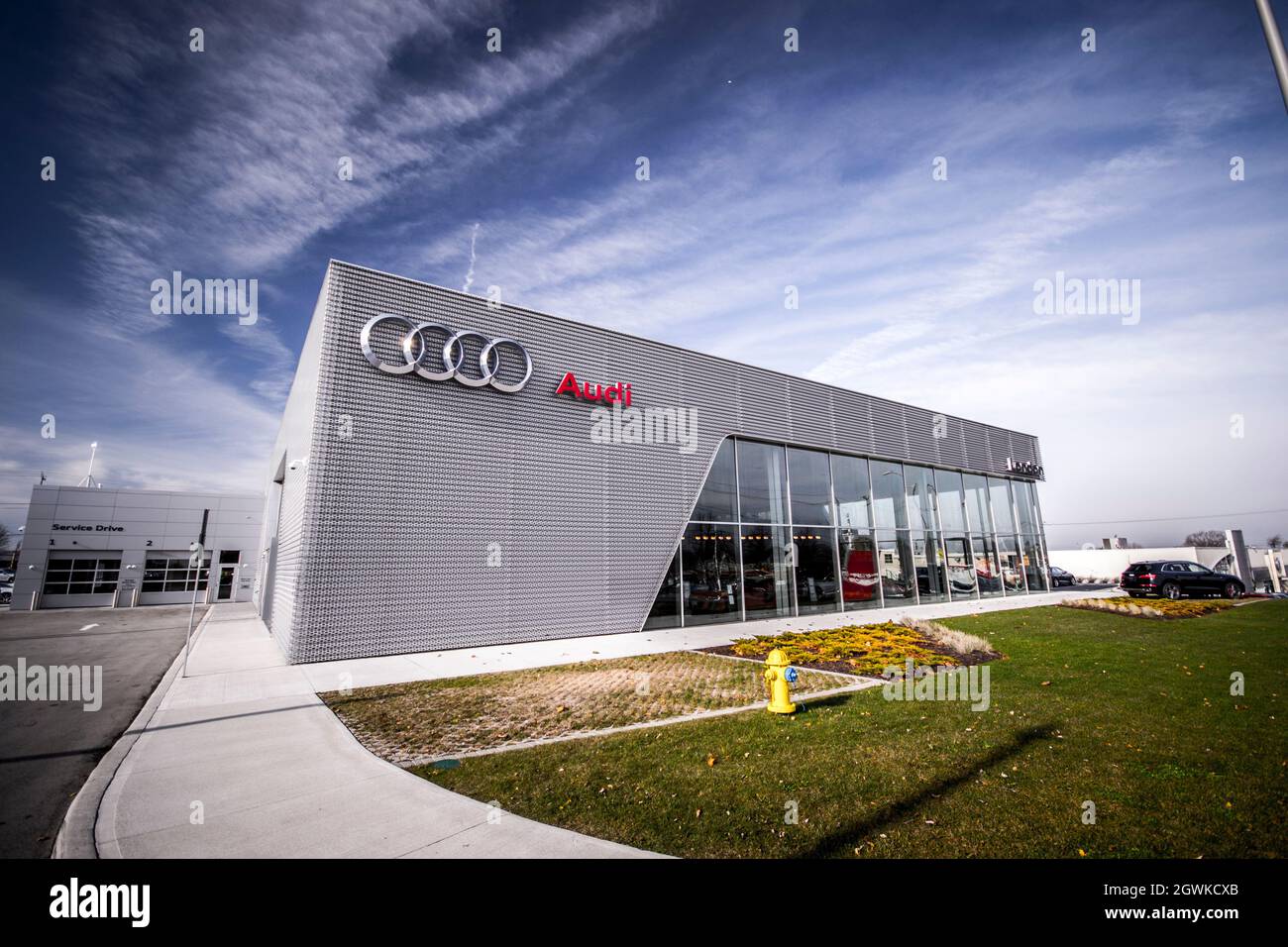 Audi Car Dealership in London Ontario Stock Photo Alamy