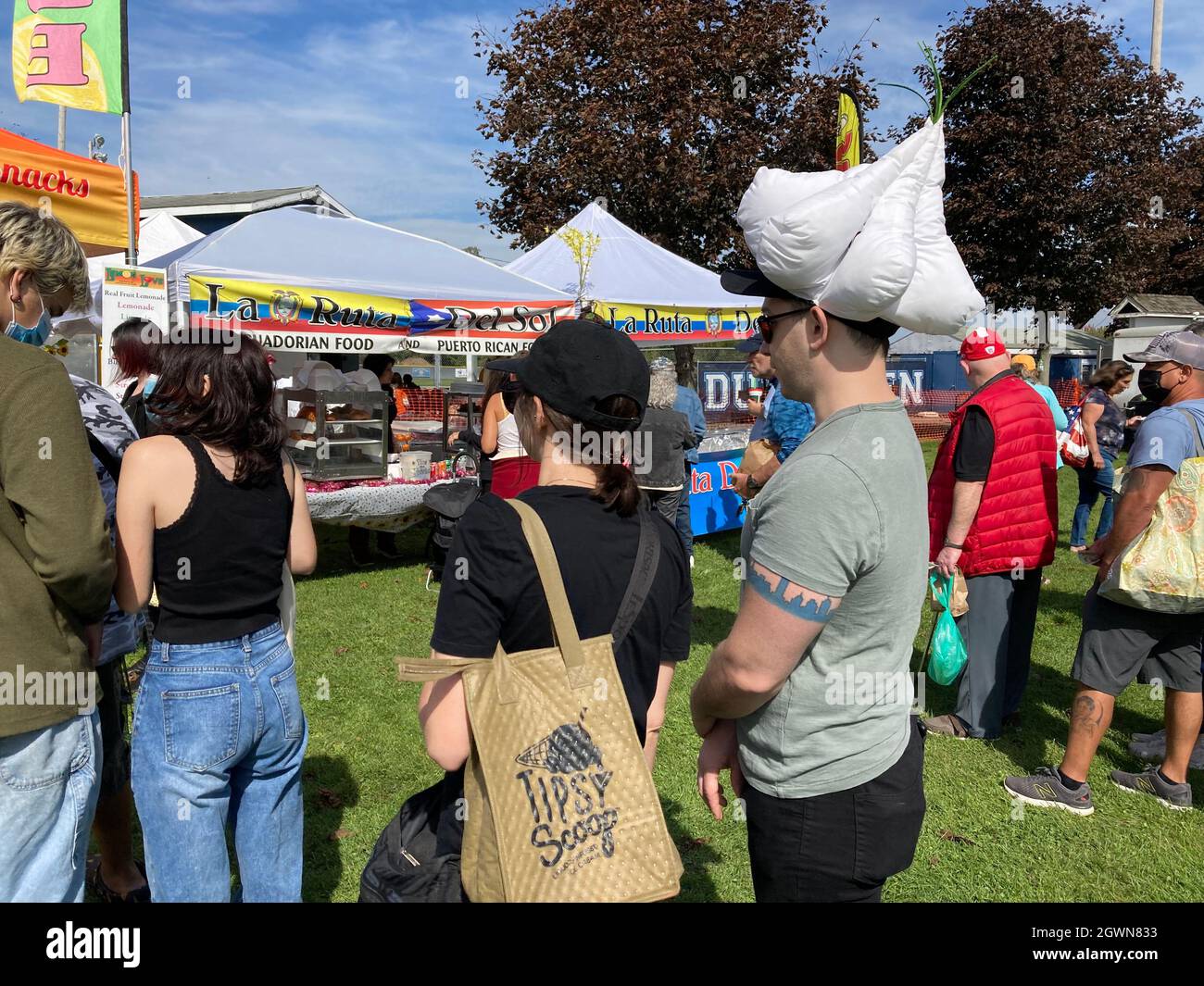 Saugerties Garlic Festival, Oct. 2nd and 3rd 2021 Stock Photo Alamy