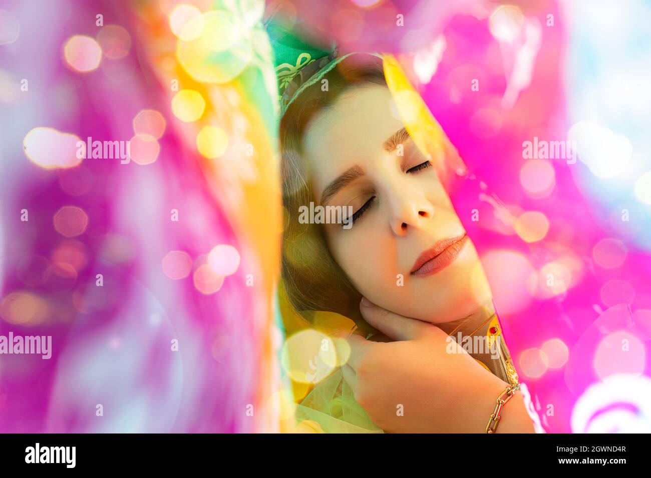 Sweet Dreams Sleeping Beauty, Stock Photo