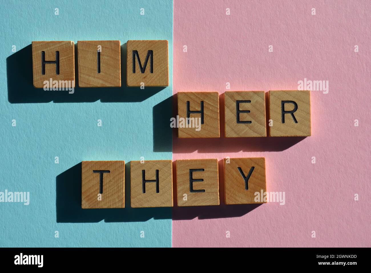 Pronouns them hi-res stock photography and images - Alamy