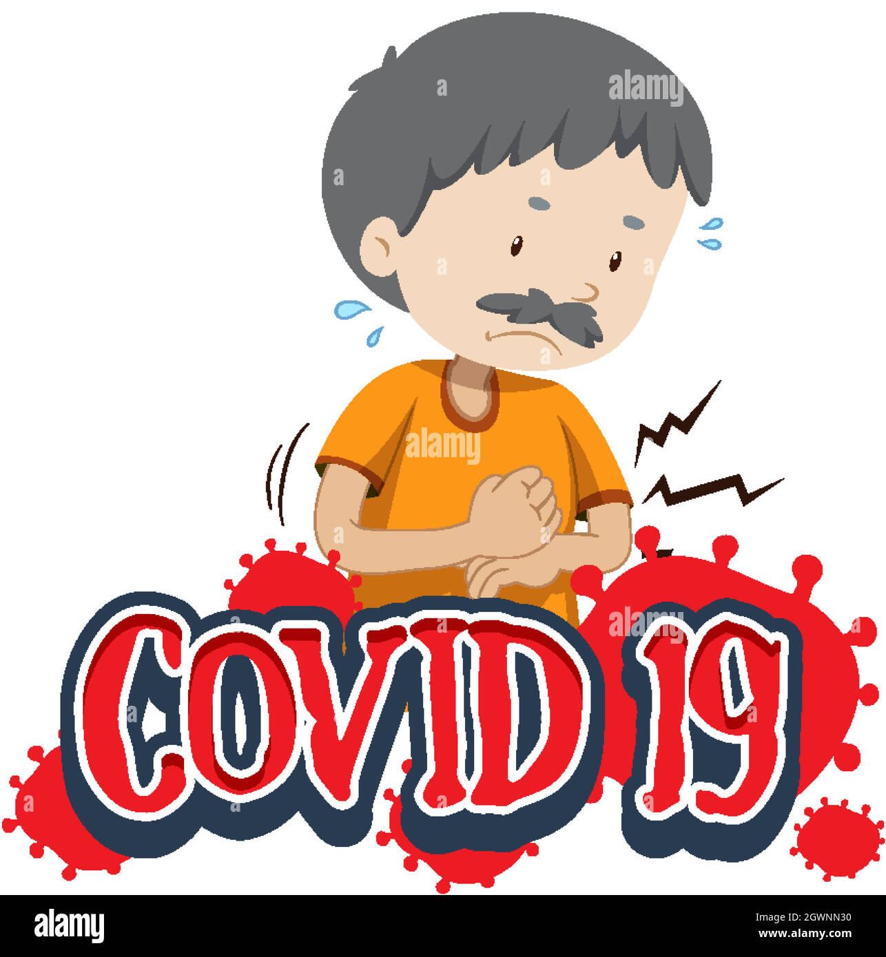 Sick to stomach drawing Stock Vector Images - Alamy