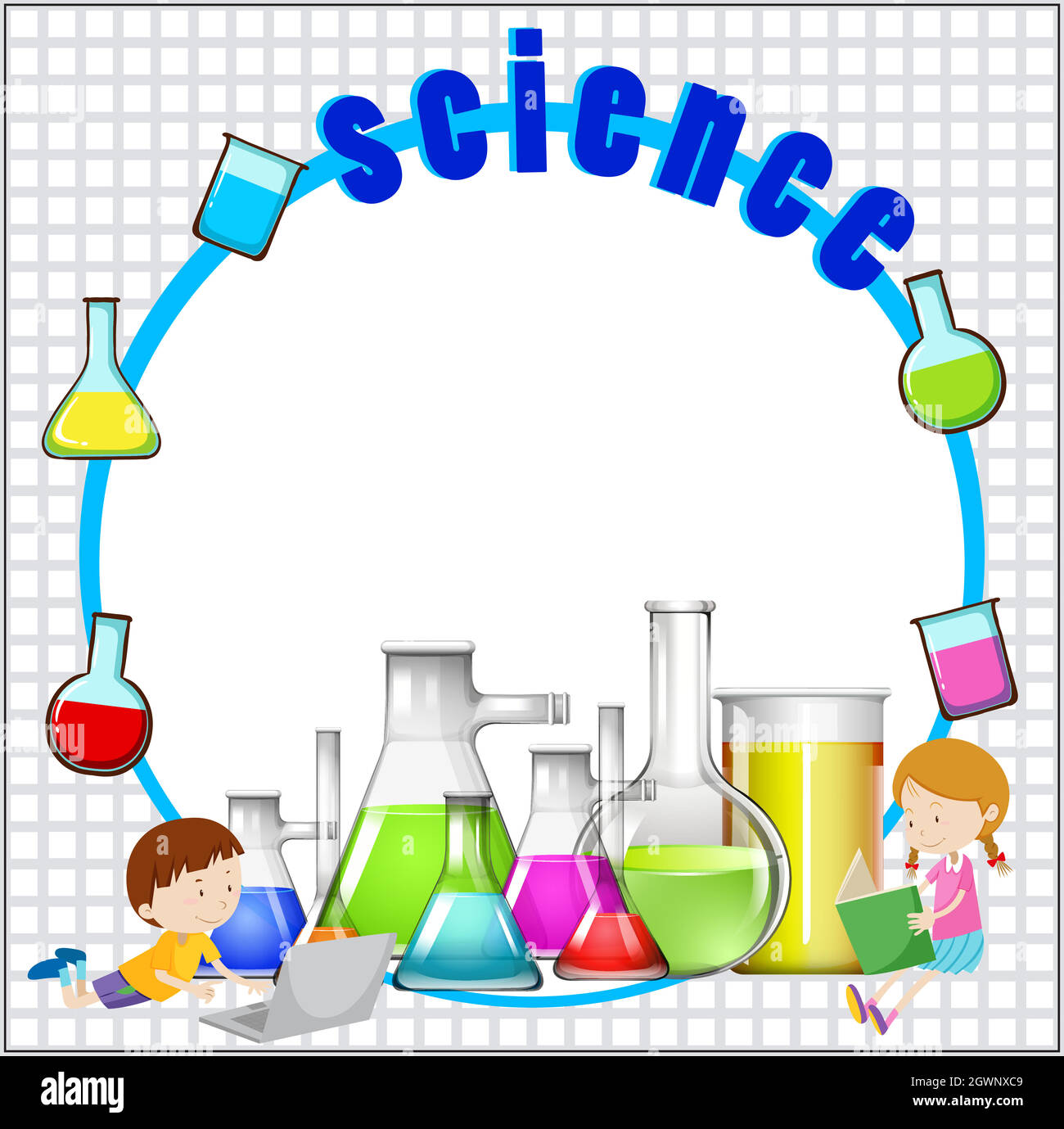 borders art math science clipart