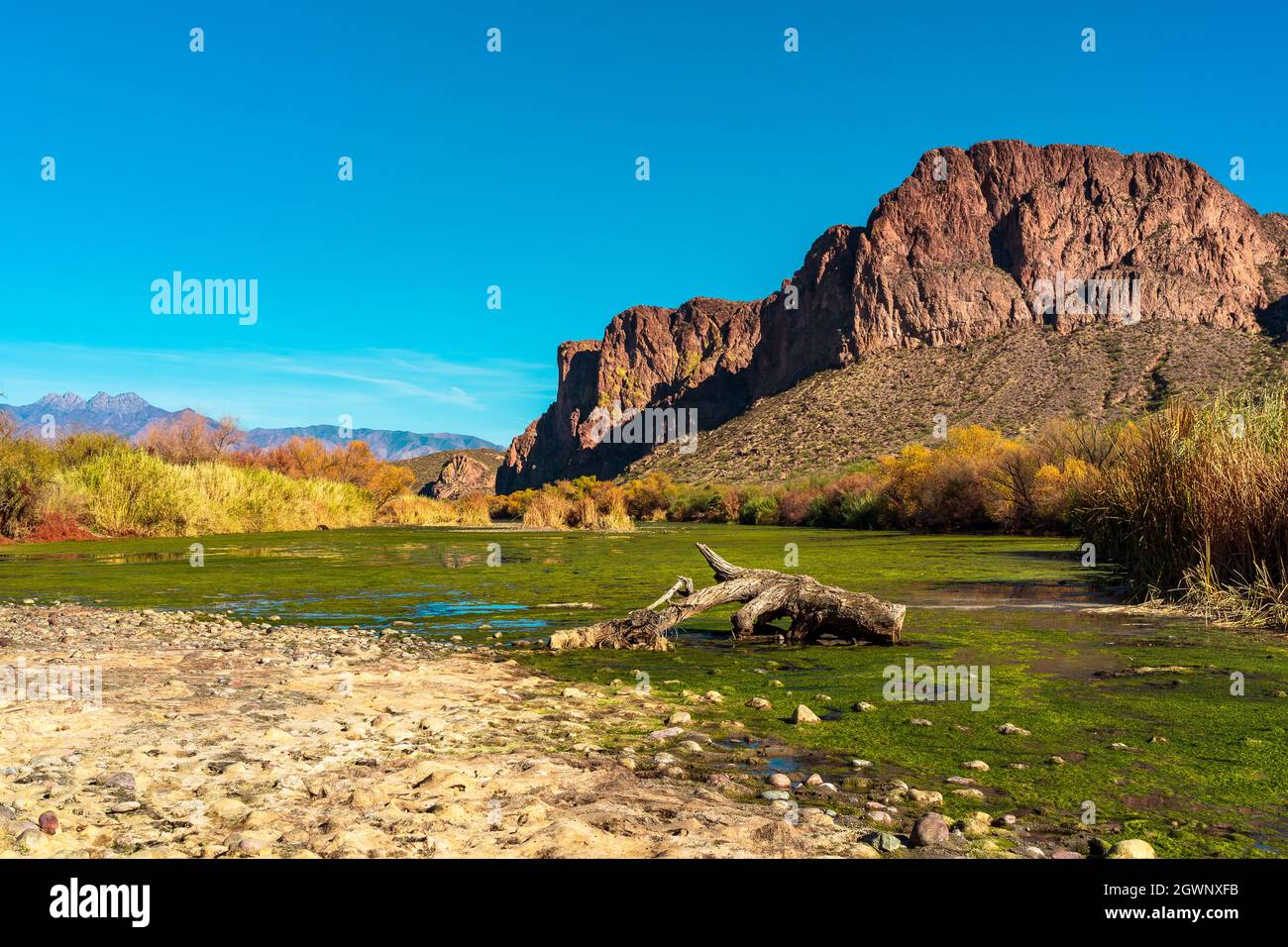 Scenic View Of Rocks On Land Against Sky Stock Photo