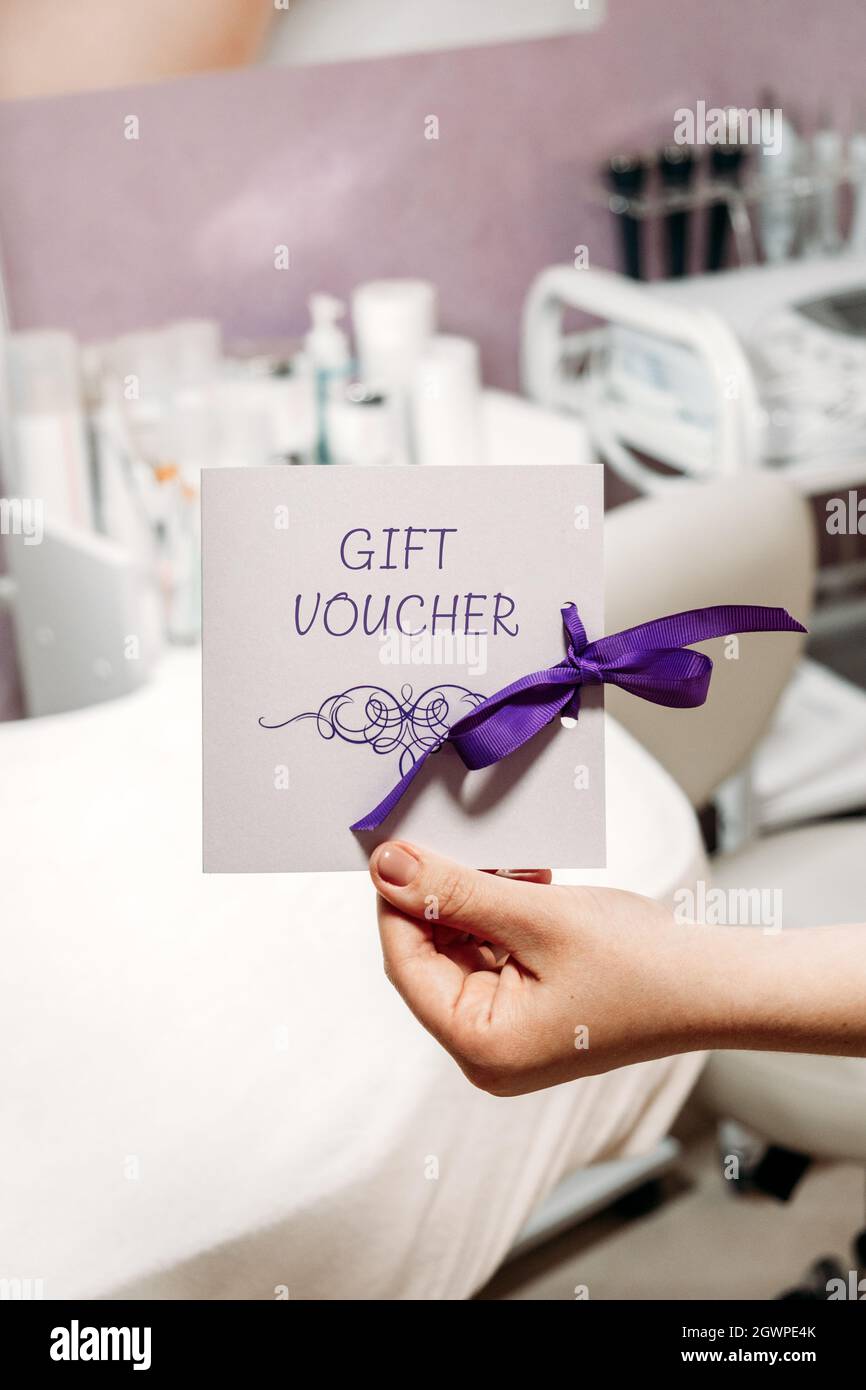 Beauty Salon Gift Certificate Salon Gift Vouchers Cosmetology Gift