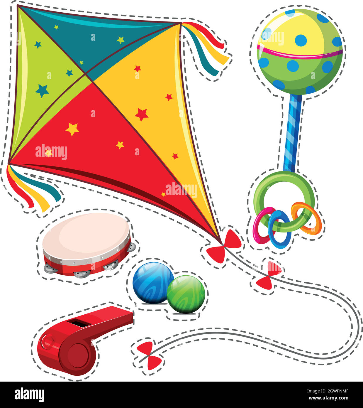 Different types of toys Stock Vector Image & Art Alamy