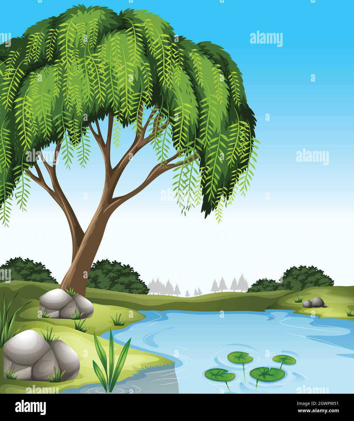 Scenery Stock Vector