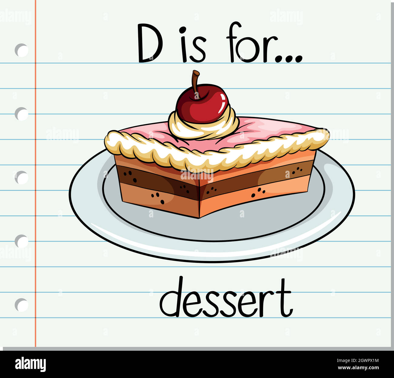 Dessert sweet english Stock Vector Images Alamy