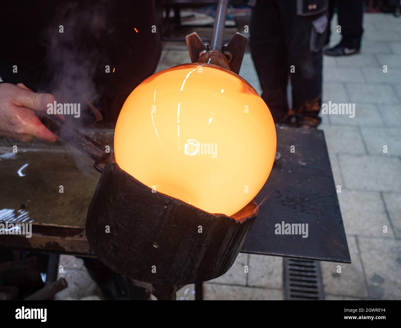 Glass blowing tools hires stock photography and images Alamy