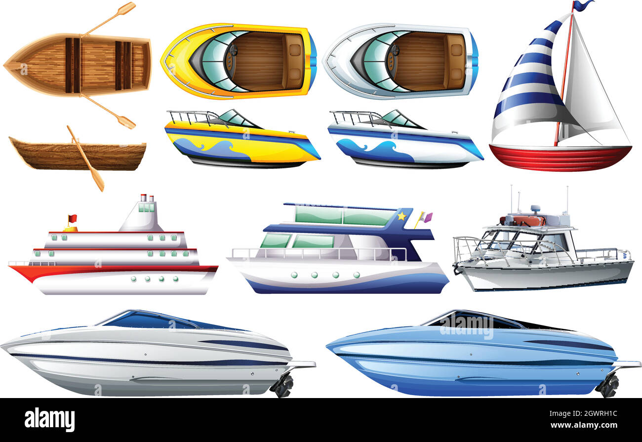 Commuting boat Stock Vector Images - Alamy