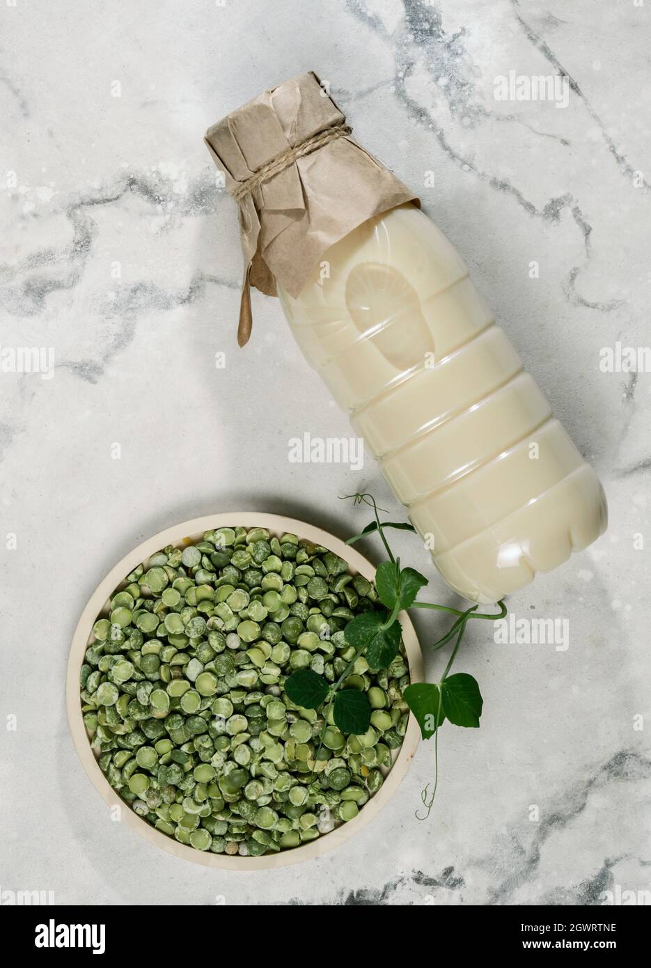 Pea Milk, Plantbased Alternative Milk Stock Photo Alamy