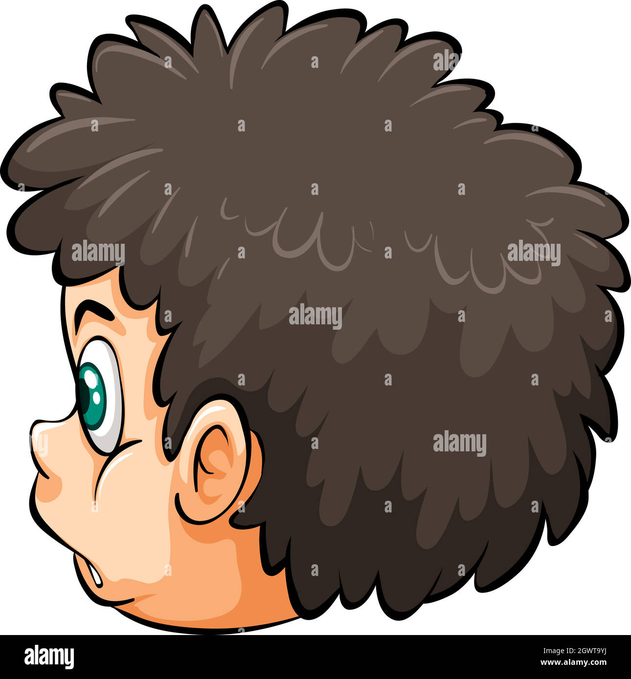 A head of a boy Stock Vector Image & Art Alamy
