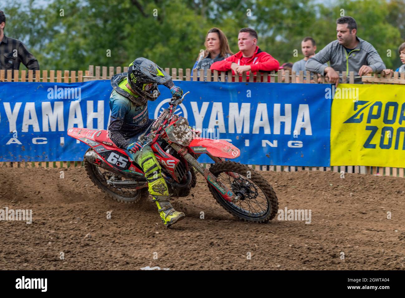 Payerne, Switzerland. 10th Mar, 2021. Robin Scheiben of Switzerland perform  during the last payerne grand prix of the 2021 Swiss Federation Motocross  Championship (Photo by Eric Dubost/Pacific Press) Credit: Pacific Press  Media