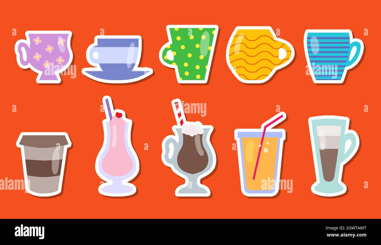 paper cup design sticker paper cup design sticker