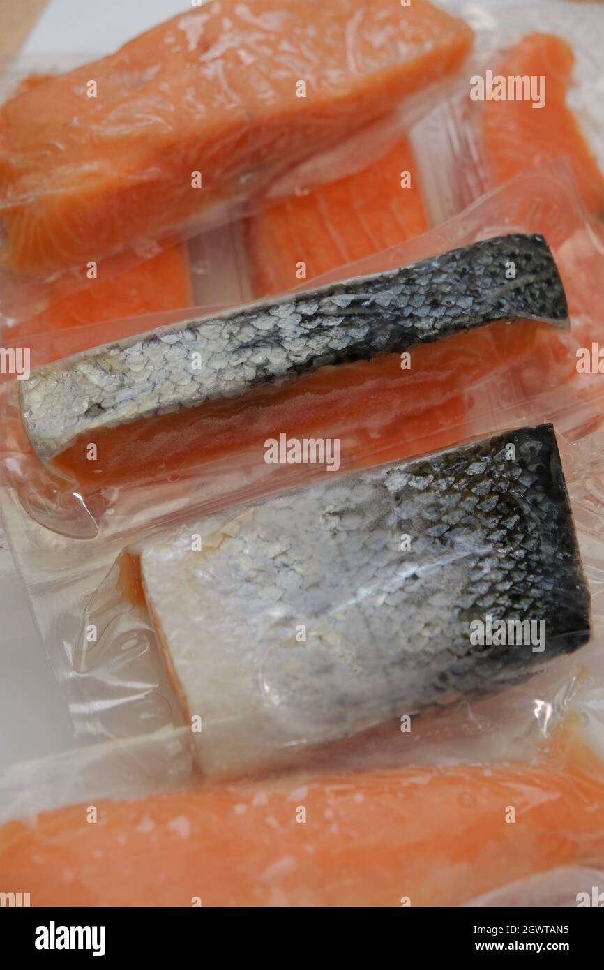 Packed frozen seafood products hires stock photography and images Alamy