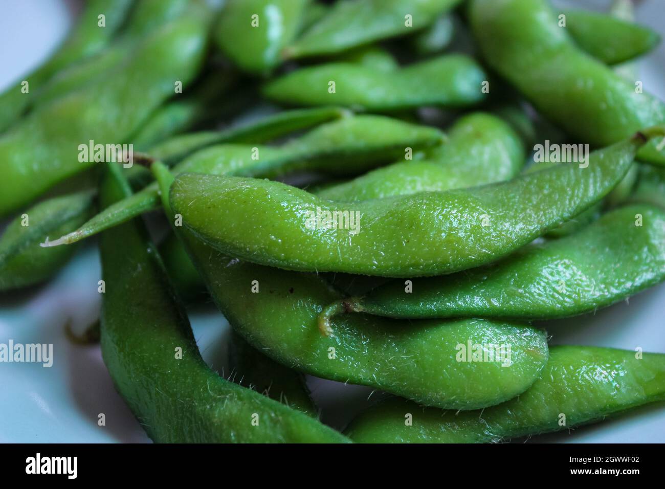 Thailand, August 15, 2021. Japanese Green Peas Sold At Convenience